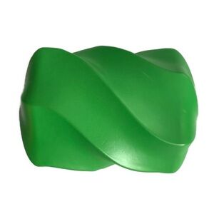 Bottega Veneta Whirl Textured Clutch Bag Green